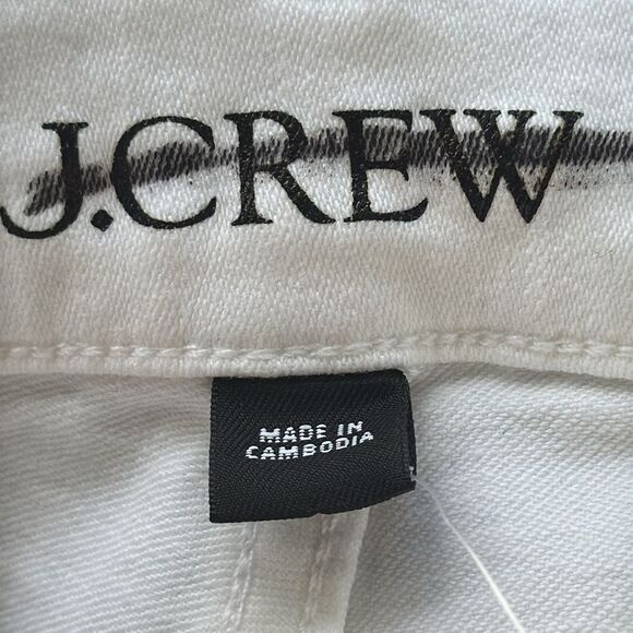 J Crew 9 Inch Toothpick Jeans Womens Size 31‎ White - Picture 6 of 12